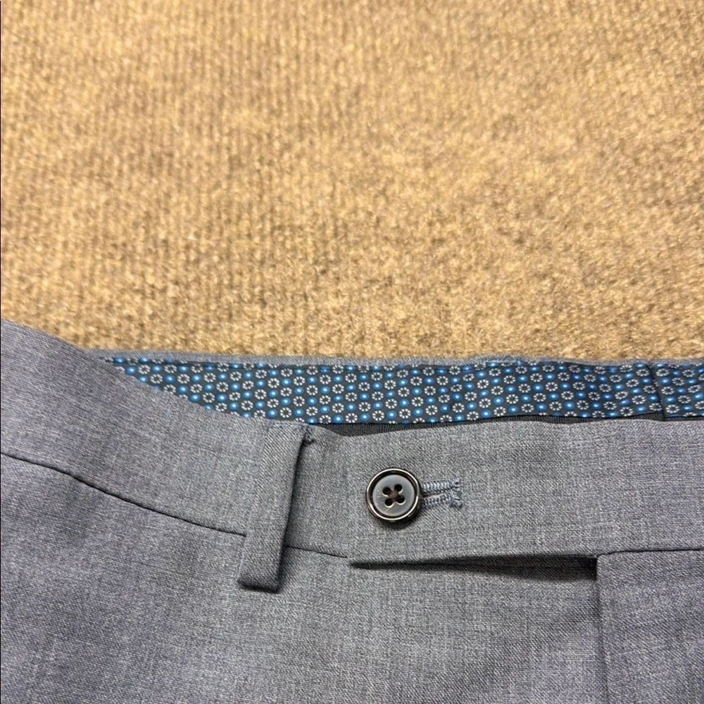 Lauren Ralph Lauren Men's Dress Pants Sz 34x30 Gray High Performance Wool Blend